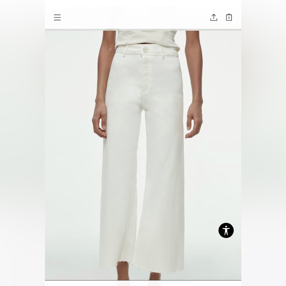 HIGH-WAISTED ZW SAILOR STRAIGHT JEANS | NWT